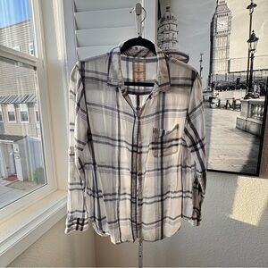 Women's Classic Plaid Button Down Shirt